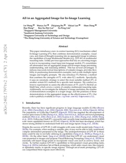 All in an Aggregated Image for In-Image Learning