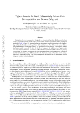 Tighter Bounds for Local Differentially Private Core Decomposition and
  Densest Subgraph