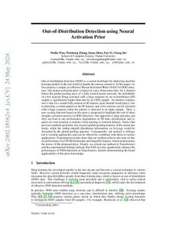 Out-of-Distribution Detection using Neural Activation Prior
