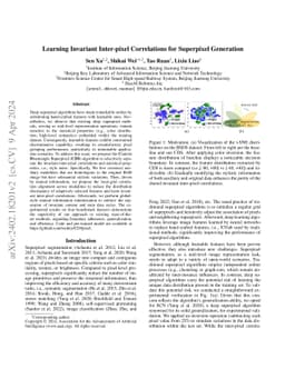 Learning Invariant Inter-pixel Correlations for Superpixel Generation