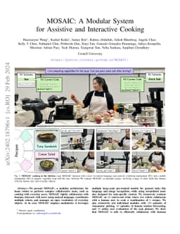 MOSAIC: A Modular System for Assistive and Interactive Cooking