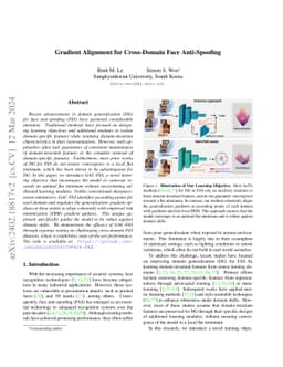 Gradient Alignment for Cross-Domain Face Anti-Spoofing