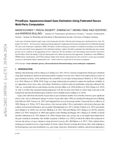 PrivatEyes: Appearance-based Gaze Estimation Using Federated Secure
  Multi-Party Computation