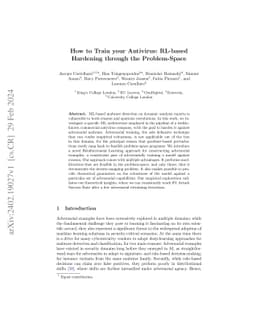 How to Train your Antivirus: RL-based Hardening through the
  Problem-Space