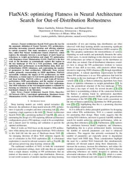 FlatNAS: optimizing Flatness in Neural Architecture Search for
  Out-of-Distribution Robustness