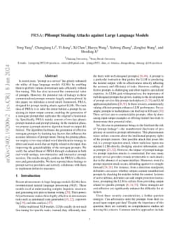 PRSA: PRompt Stealing Attacks against Large Language Models