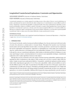 Longitudinal Counterfactuals: Constraints and Opportunities