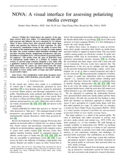 NOVA: A visual interface for assessing polarizing media coverage