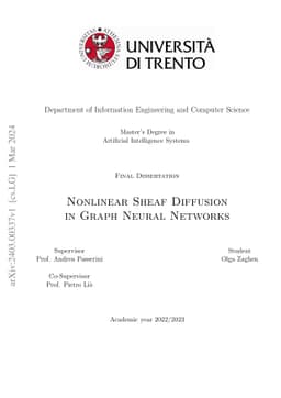 Nonlinear Sheaf Diffusion in Graph Neural Networks