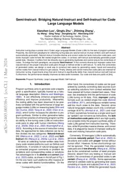 Semi-Instruct: Bridging Natural-Instruct and Self-Instruct for Code
  Large Language Models