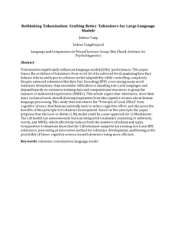 Rethinking Tokenization: Crafting Better Tokenizers for Large Language
  Models