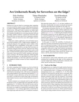 Are Unikernels Ready for Serverless on the Edge?