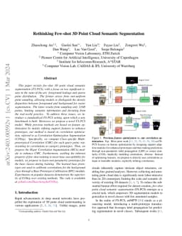 Rethinking Few-shot 3D Point Cloud Semantic Segmentation