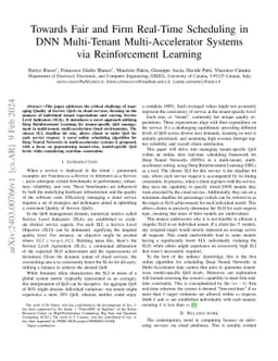 Towards Fair and Firm Real-Time Scheduling in DNN Multi-Tenant
  Multi-Accelerator Systems via Reinforcement Learning