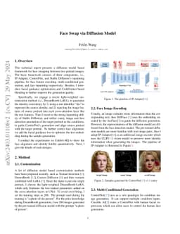 Face Swap via Diffusion Model