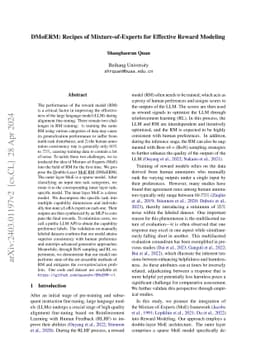 DMoERM: Recipes of Mixture-of-Experts for Effective Reward Modeling