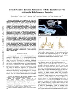 BronchoCopilot: Towards Autonomous Robotic Bronchoscopy via Multimodal
  Reinforcement Learning