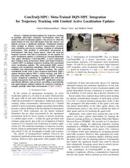 ComTraQ-MPC: Meta-Trained DQN-MPC Integration for Trajectory Tracking
  with Limited Active Localization Updates