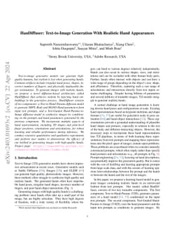 HanDiffuser: Text-to-Image Generation With Realistic Hand Appearances