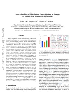 Improving out-of-distribution generalization in graphs via hierarchical
  semantic environments