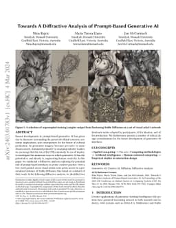 Towards A Diffractive Analysis of Prompt-Based Generative AI