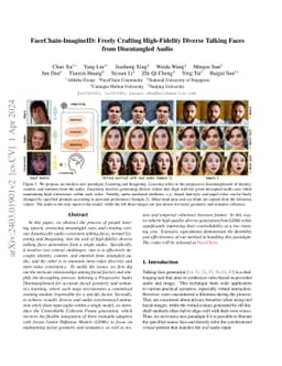 FaceChain-ImagineID: Freely Crafting High-Fidelity Diverse Talking Faces
  from Disentangled Audio
