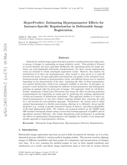 HyperPredict: Estimating Hyperparameter Effects for Instance-Specific
  Regularization in Deformable Image Registration