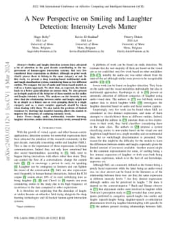 A New Perspective on Smiling and Laughter Detection: Intensity Levels
  Matter