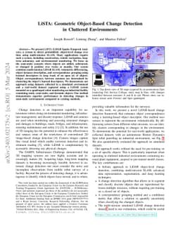 LiSTA: Geometric Object-Based Change Detection in Cluttered Environments