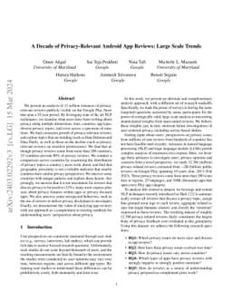 A Decade of Privacy-Relevant Android App Reviews: Large Scale Trends