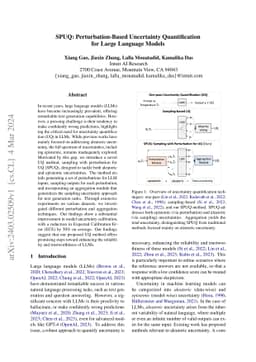SPUQ: Perturbation-Based Uncertainty Quantification for Large Language
  Models