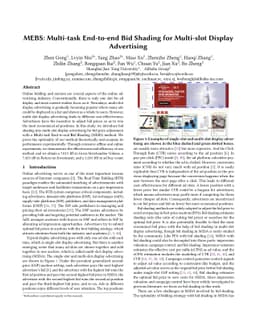 MEBS: Multi-task End-to-end Bid Shading for Multi-slot Display
  Advertising