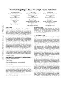 Minimum Topology Attacks for Graph Neural Networks