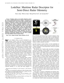 LodeStar: Maritime Radar Descriptor for Semi-Direct Radar Odometry
