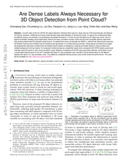 Are Dense Labels Always Necessary for 3D Object Detection from Point
  Cloud?
