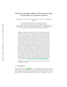 FLGuard: Byzantine-Robust Federated Learning via Ensemble of Contrastive
  Models