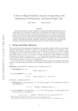 A General Reduction for High-Probability Analysis with General Light-Tailed Distributions