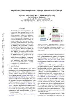 ImgTrojan: Jailbreaking Vision-Language Models with ONE Image
