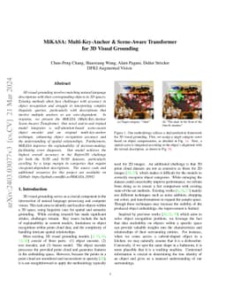 MiKASA: Multi-Key-Anchor & Scene-Aware Transformer for 3D Visual
  Grounding