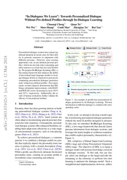 "In Dialogues We Learn": Towards Personalized Dialogue Without
  Pre-defined Profiles through In-Dialogue Learning