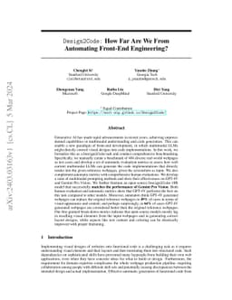 Design2Code: Benchmarking Multimodal Code Generation for Automated Front-End Engineering