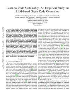 Learn to Code Sustainably: An Empirical Study on LLM-based Green Code
  Generation