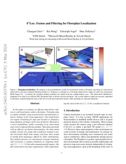 F$^3$Loc: Fusion and Filtering for Floorplan Localization