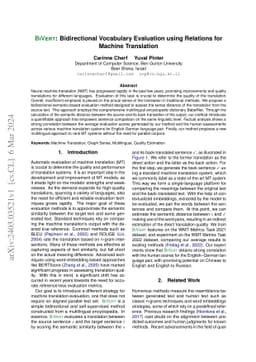 BiVert: Bidirectional Vocabulary Evaluation using Relations for Machine
  Translation