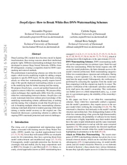 DeepEclipse: How to Break White-Box DNN-Watermarking Schemes