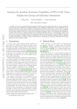 Assessing the Aesthetic Evaluation Capabilities of GPT-4 with Vision:
  Insights from Group and Individual Assessments