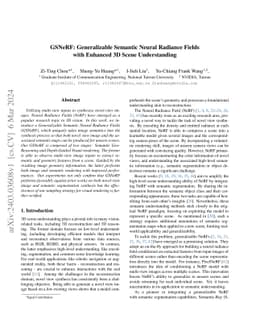 GSNeRF: Generalizable Semantic Neural Radiance Fields with Enhanced 3D
  Scene Understanding