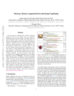 MeaCap: Memory-Augmented Zero-shot Image Captioning