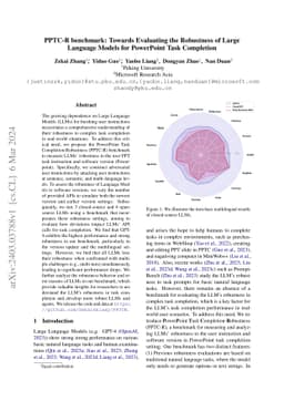 PPTC-R benchmark: Towards Evaluating the Robustness of Large Language
  Models for PowerPoint Task Completion