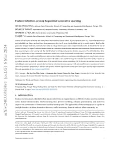 Feature Selection as Deep Sequential Generative Learning